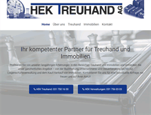 Tablet Screenshot of hektreuhand.ch